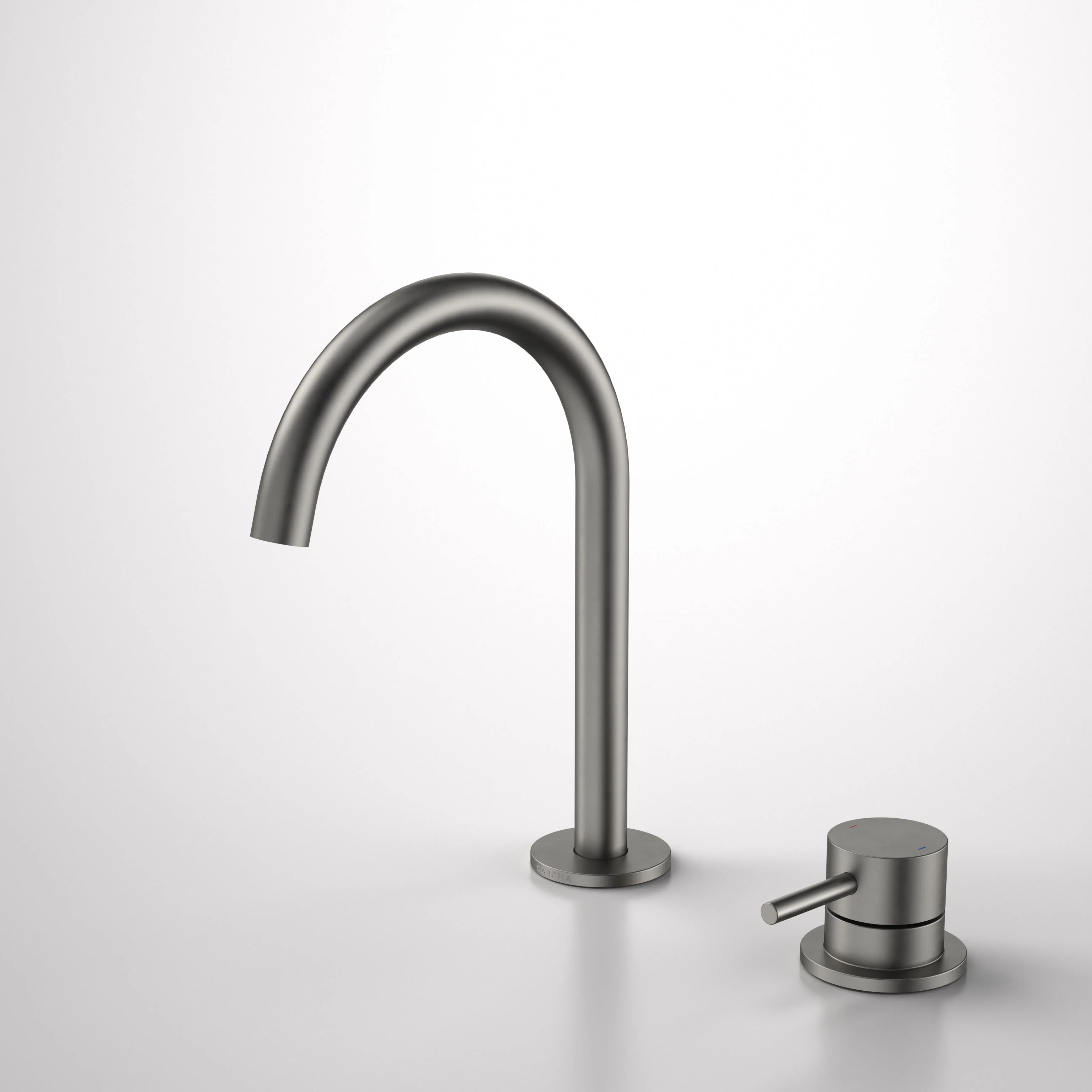 Caroma Liano II Hob Basin Mixer Set 160mm Gunmetal - Image 2