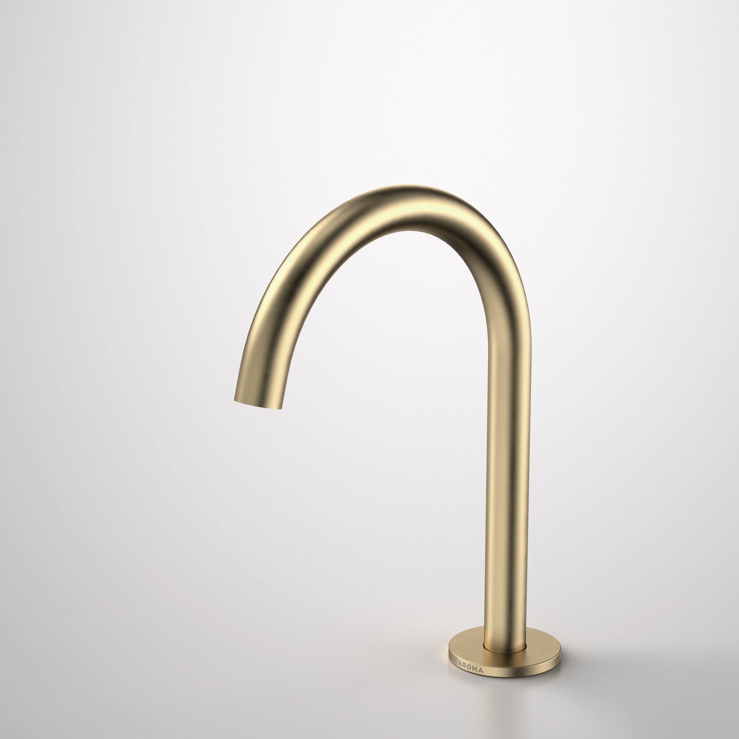 Caroma Liano II Hob Swivel Outlet 160mm Brushed Brass - Image 2