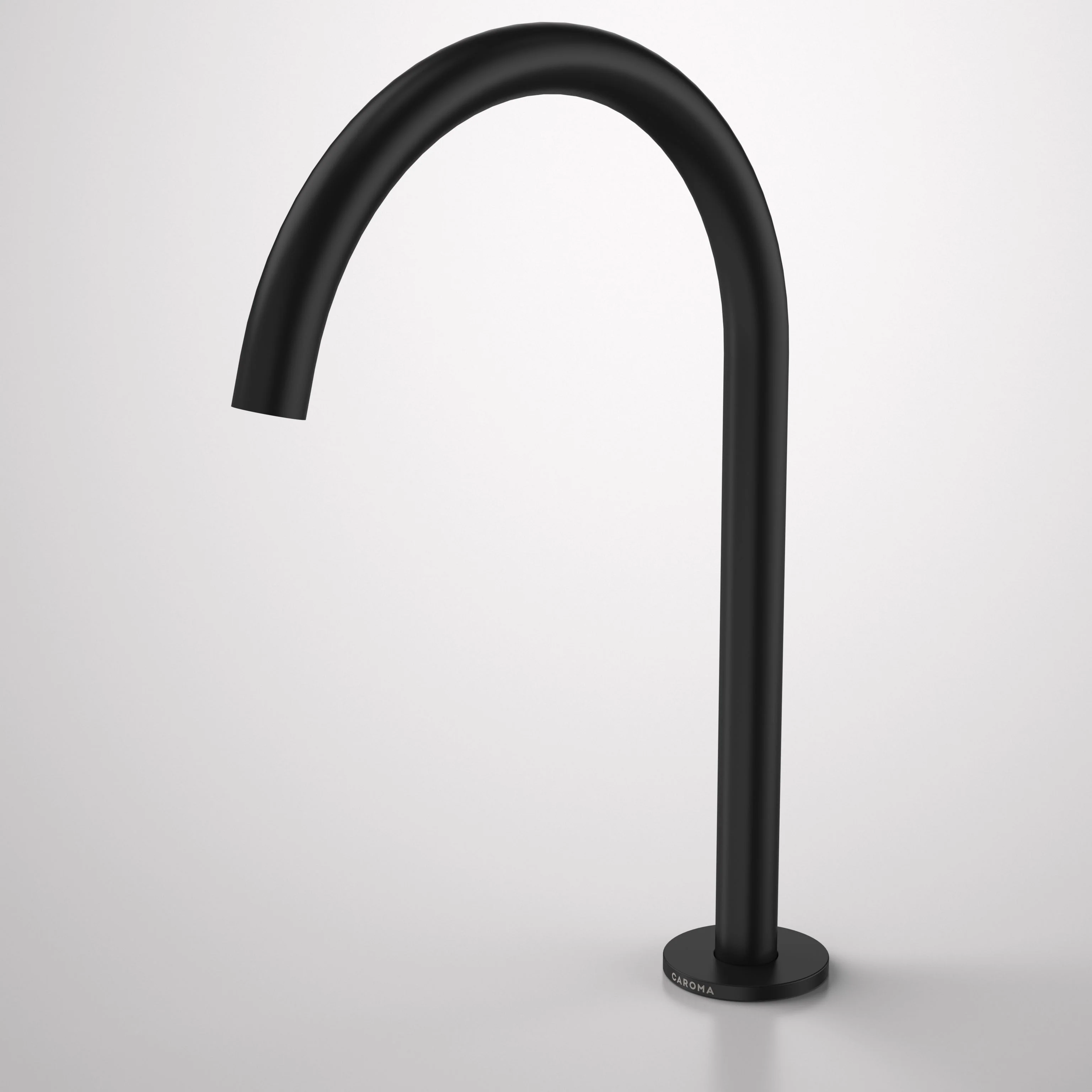 Caroma Liano II Hob Swivel Outlet 200mm Matte Black - Image 2