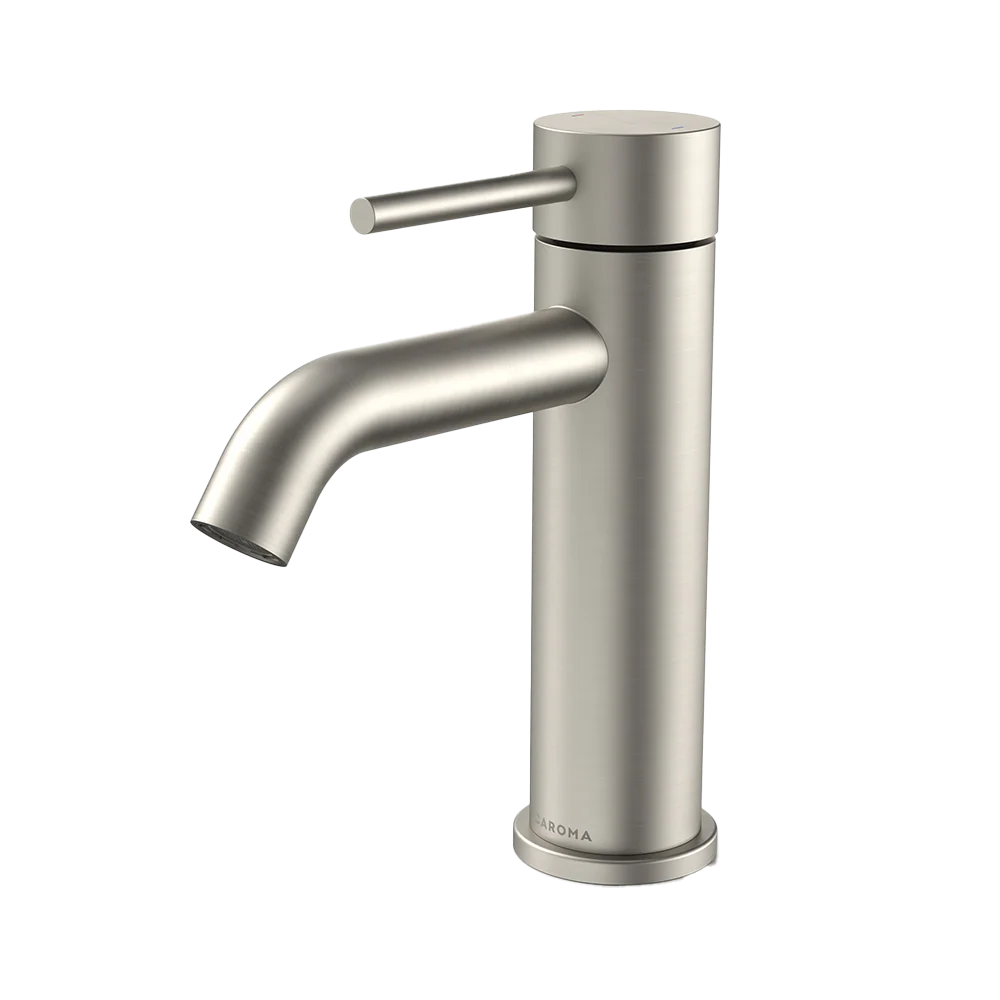 Caroma Liano II Basin Mixer Lead Free Brushed Nickel