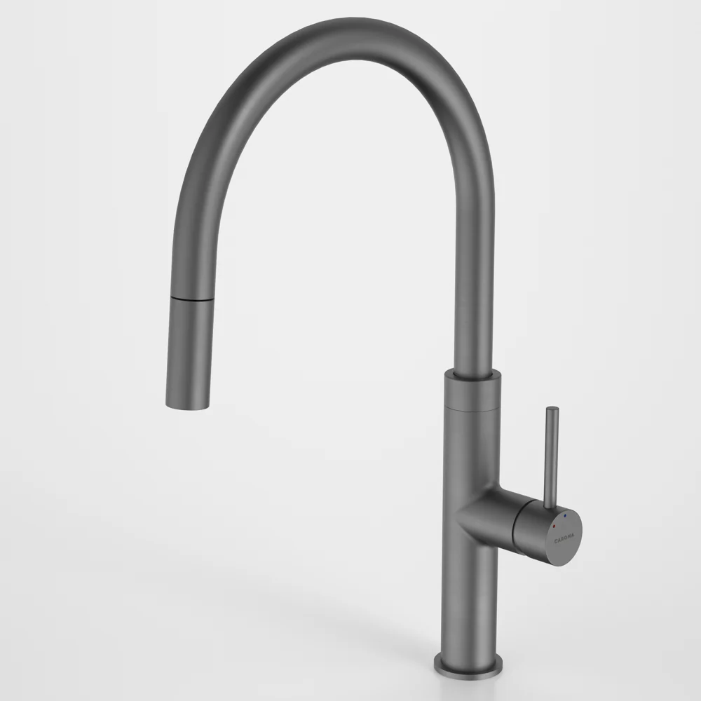 Caroma Liano II Pull Out Sink Mixer Gunmetal - Image 4