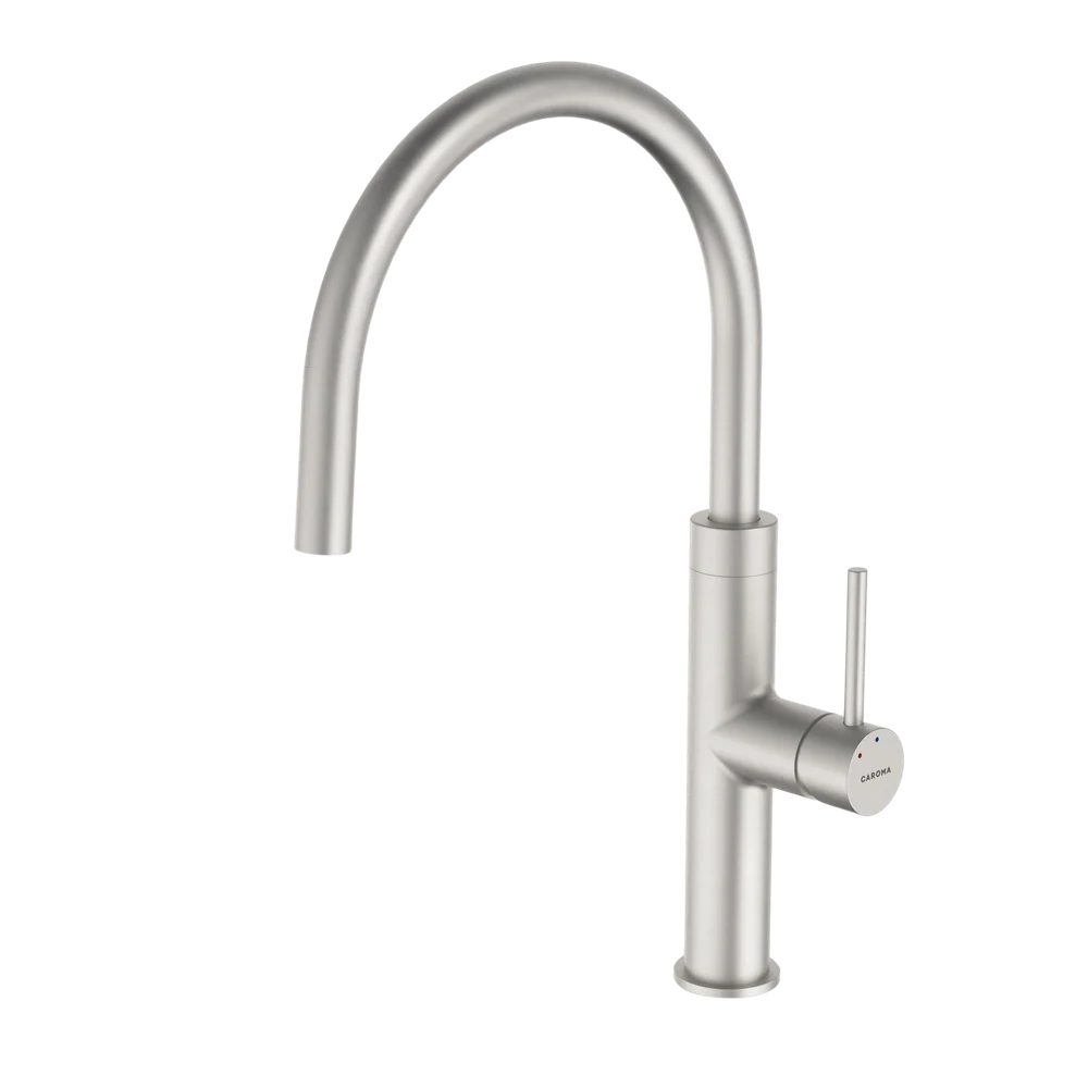 Caroma Liano II Sink Mixer Brushed Nickel Lead Free - Image 3