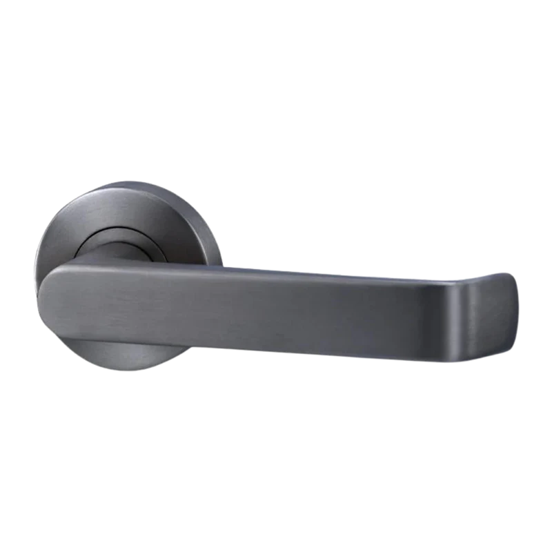 Lockwood Vivid Lever V1 Dummy Half Set Satin Gunmetal