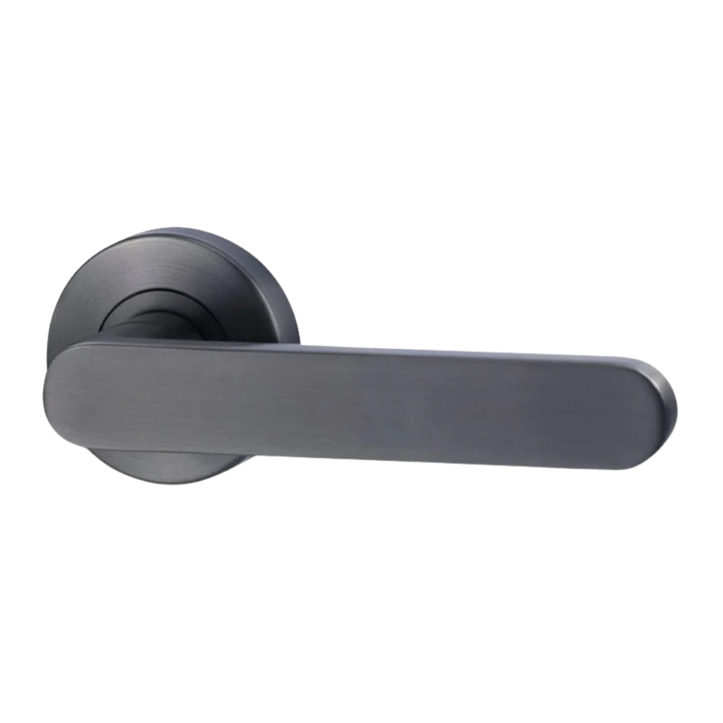 Lockwood Vivid Lever V3 Dummy Half Set Satin Gunmetal