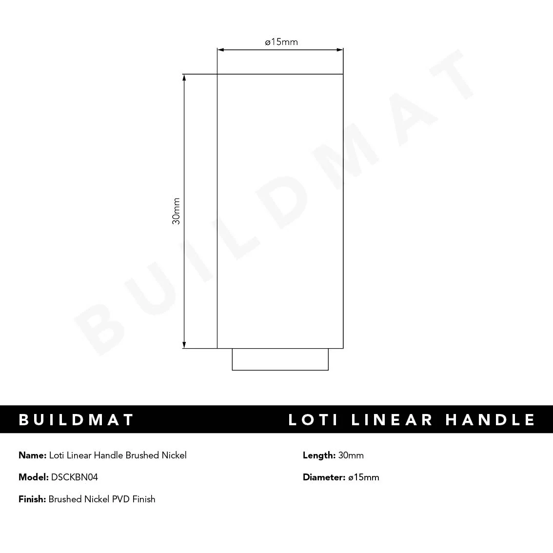 Alma Loti Linear Handle Brushed Nickel - Image 8