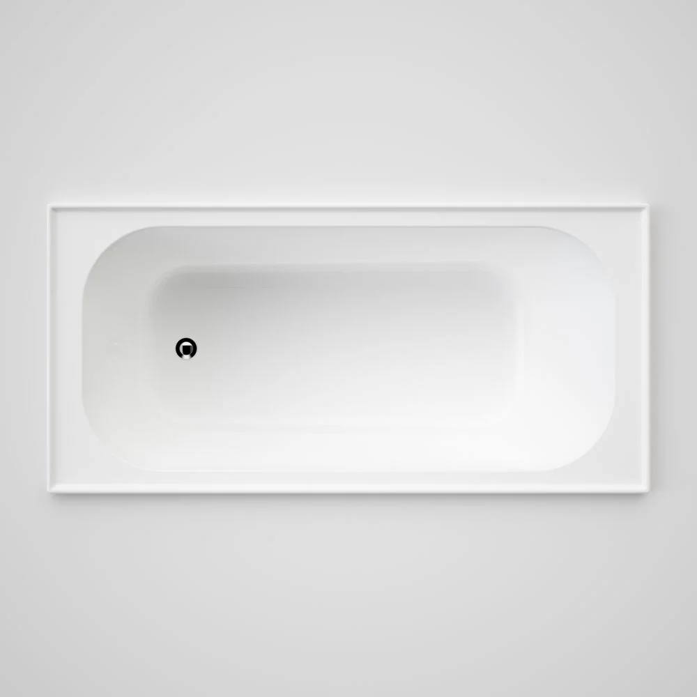 Caroma Luna 1525 Four Tile Flange Bath White - Image 2
