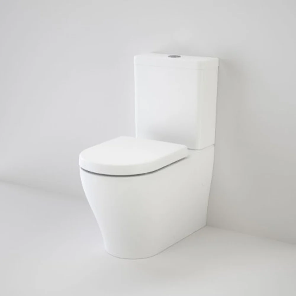 Caroma Luna CleanFlush Rimless BTW Toilet Suite (Back Entry) - Image 2