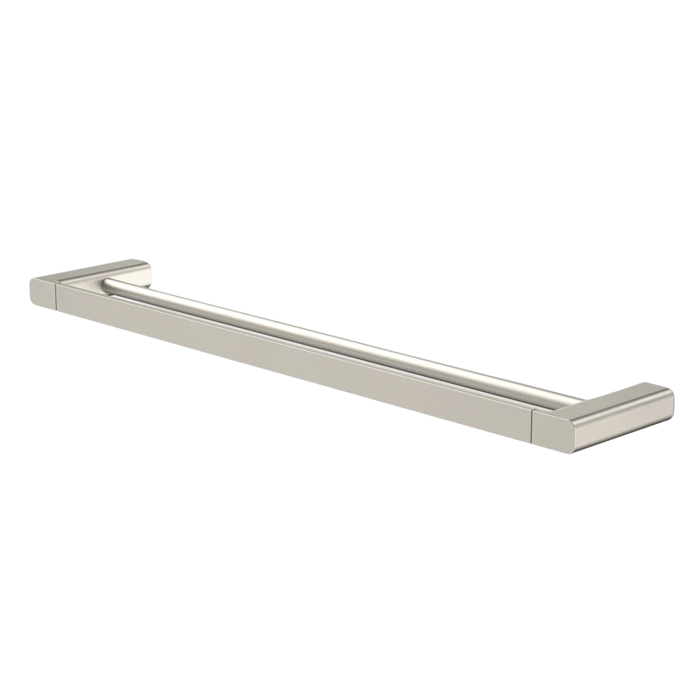 Caroma Luna Double Towel Rail 630mm Brushed Nickel - Image 3