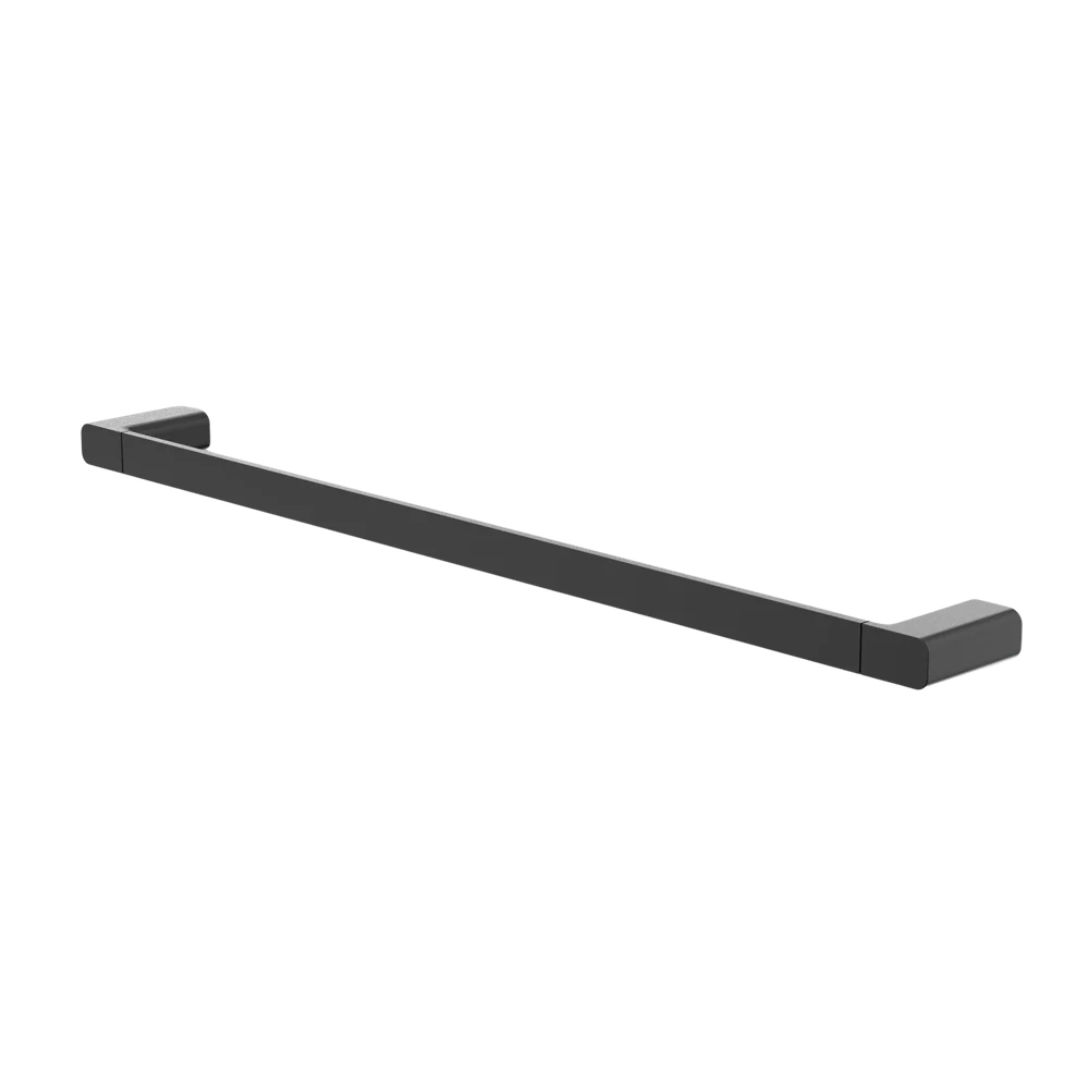 Caroma Luna Single Towel Rail 630mm Black - Image 3