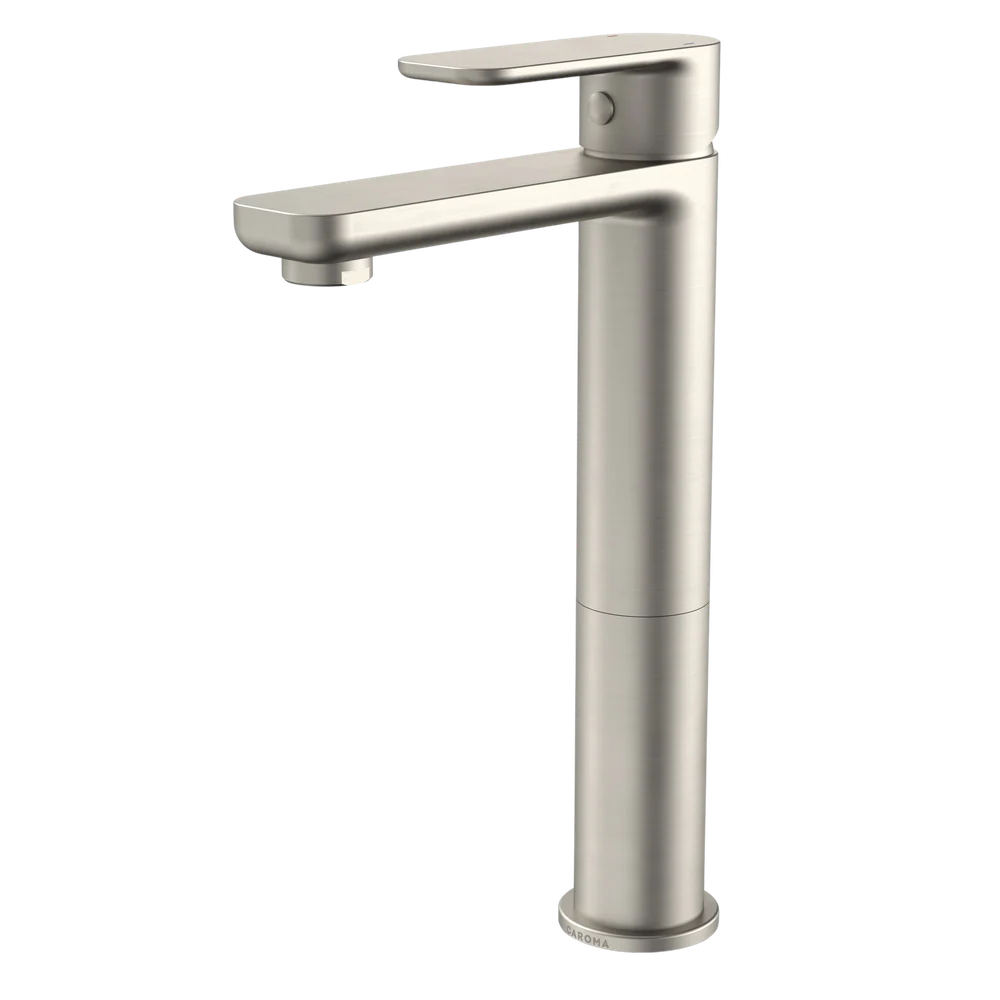 Caroma Luna Tower Basin Mixer Lead Free Brushed Nickel - Image 3