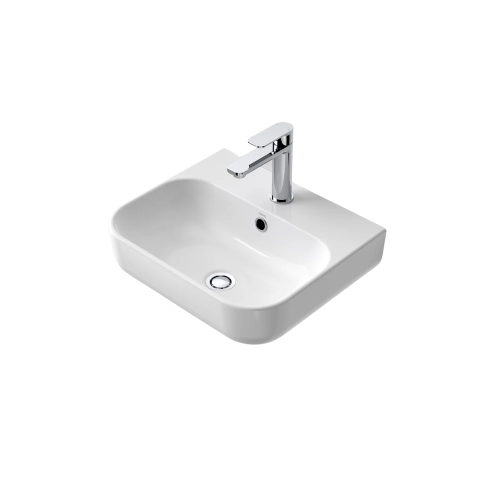 Caroma Luna Wall Basin with 1 Tap Hole - Image 3