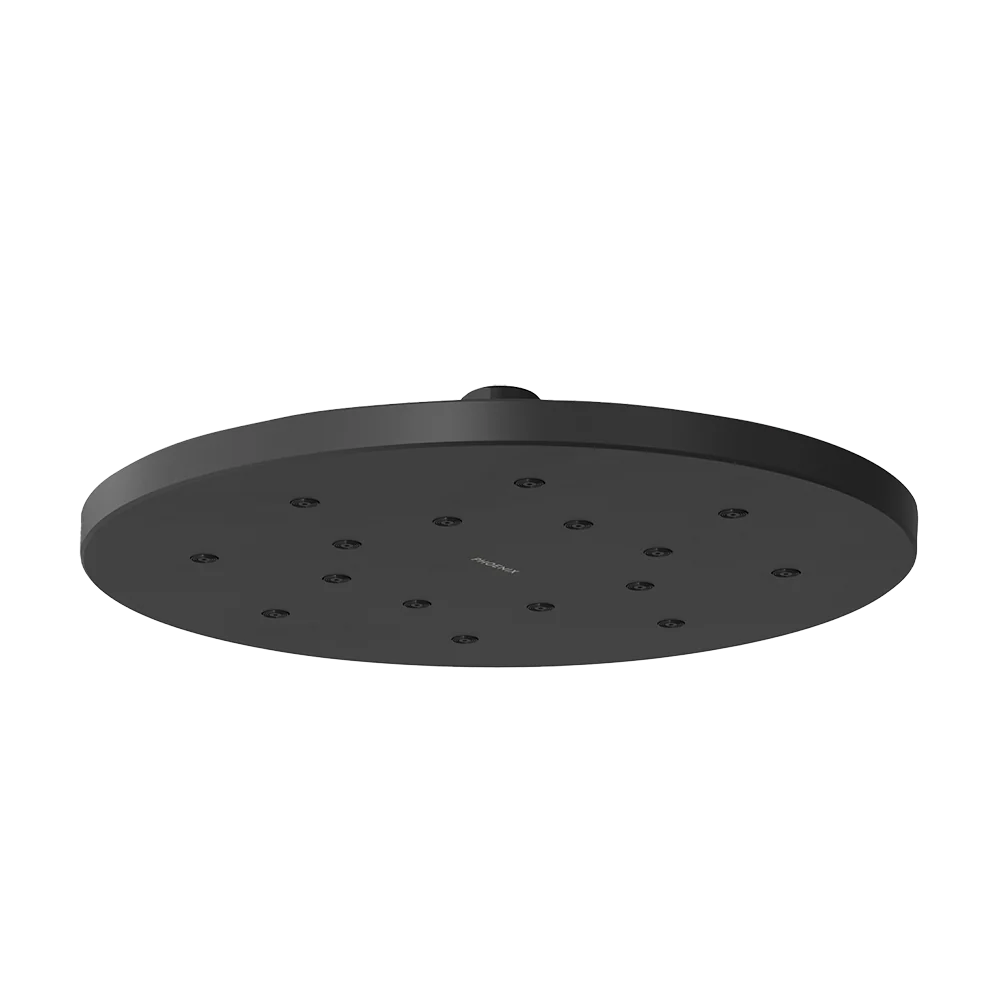 Phoenix LuxeXP Shower Rose 250mm Round Matte Black