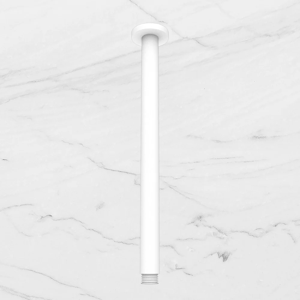 Nero Round Ceiling Arm 300mm Matte White - Image 2