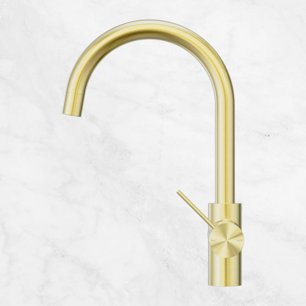 Nero Mecca 3 Way Filtered Mixer Tap Brushed Gold - Image 2