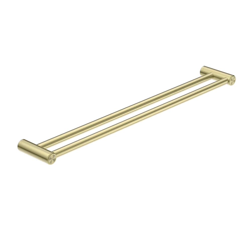 Nero Mecca Care 25mm Double Towel Grab Rail 900mm Brushed Gold - Image 3