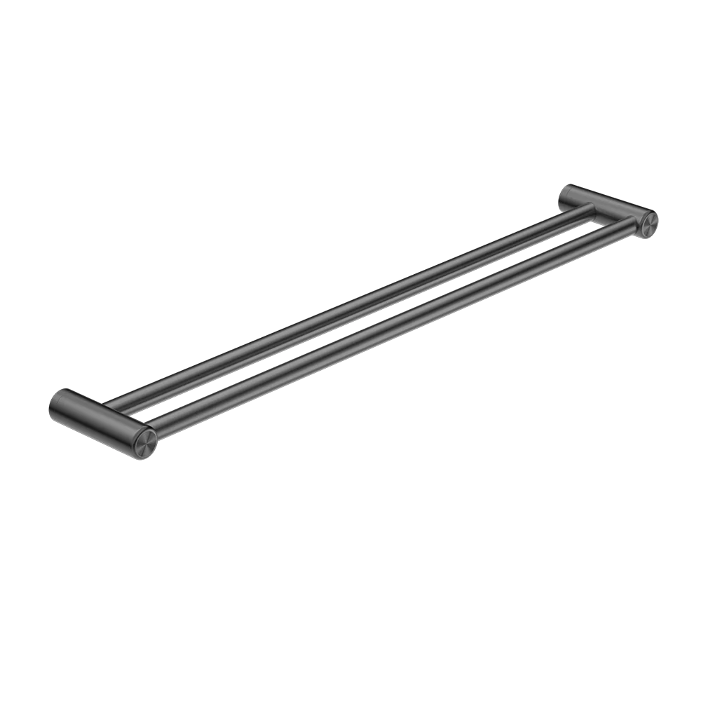 Nero Mecca Care 25mm Double Towel Grab Rail 900mm Brushed Gunmetal - Image 3
