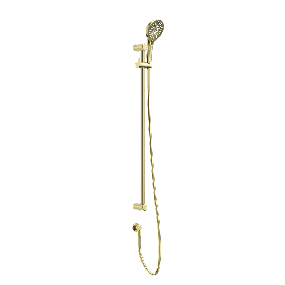Nero Mecca Care 25mm Grab Rail and Adjustable Shower Rail Set 900mm Brushed Gold - Image 3