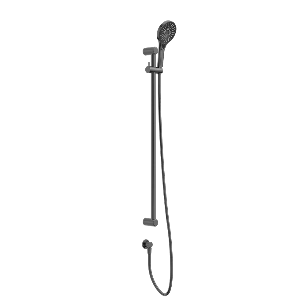Nero Mecca Care 25mm Grab Rail and Adjustable Shower Rail Set 900mm Brushed Gunmetal - Image 3