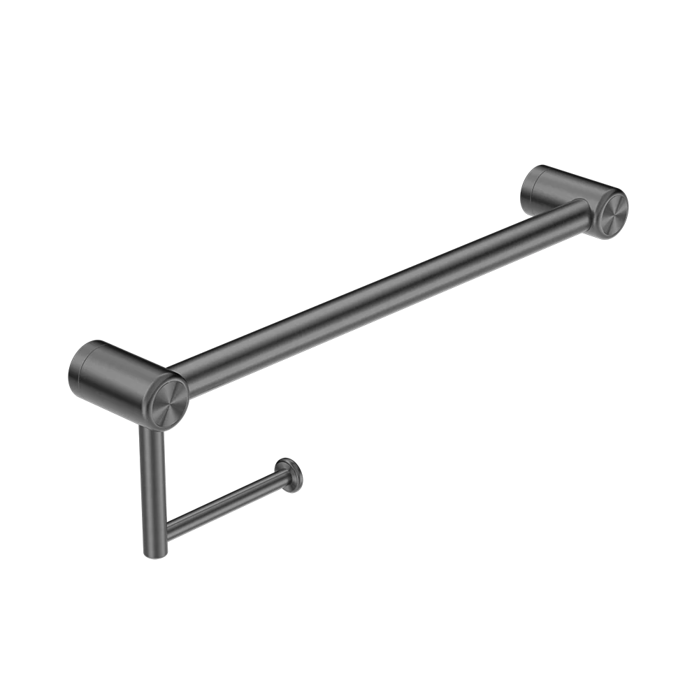 Nero Mecca Care 25mm Toilet Roll Rail 450mm Brushed Gunmetal - Image 3