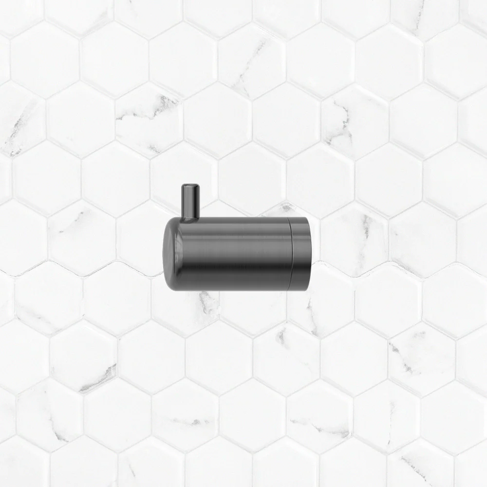 Nero Mecca Care 25mm Wall Hook Brushed Gunmetal - Image 2