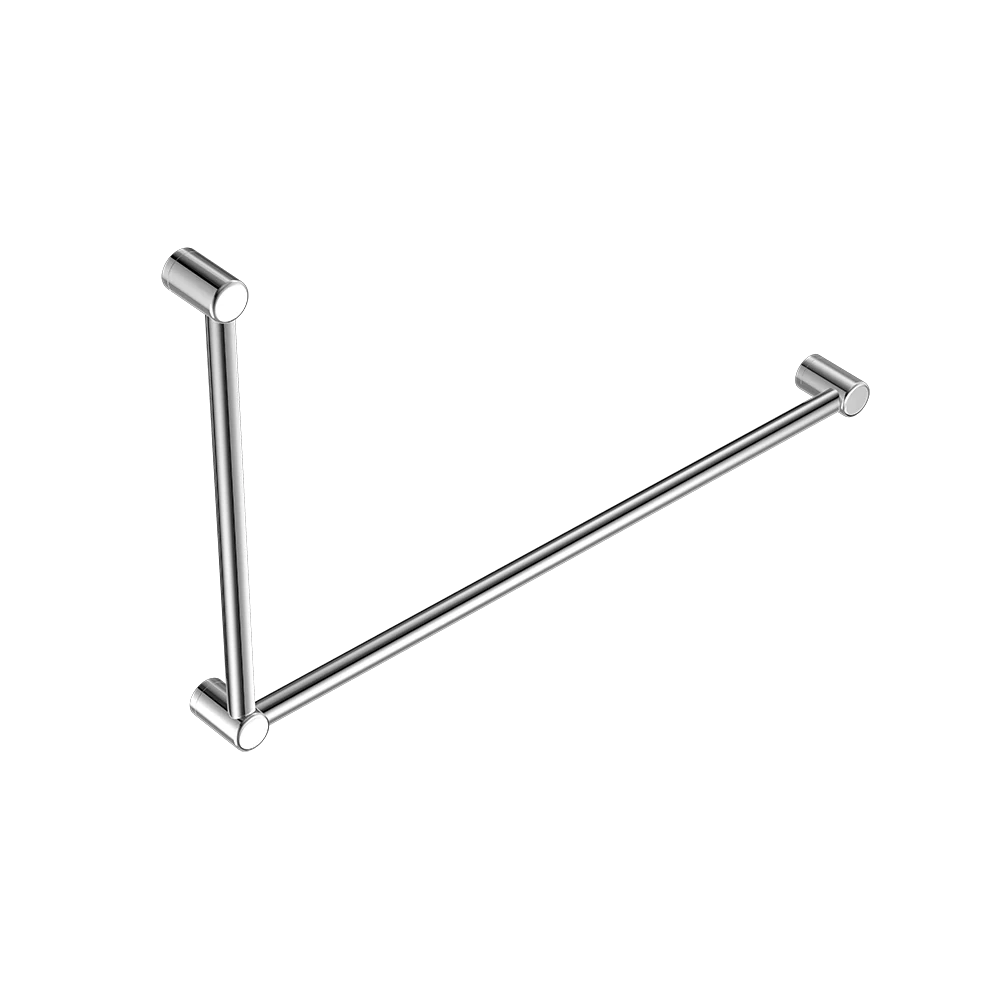 Nero Mecca Care 32mm DDA Grab Rail Set 90 Degree 600x1000mm Chrome