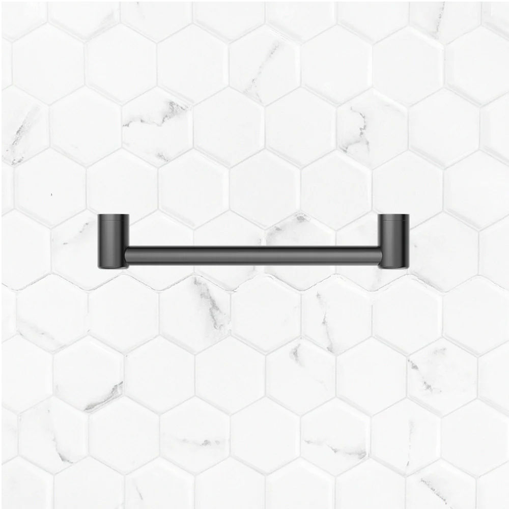 Nero Mecca Care 32mm Grab Rail 450mm Brushed Gunmetal - Image 2