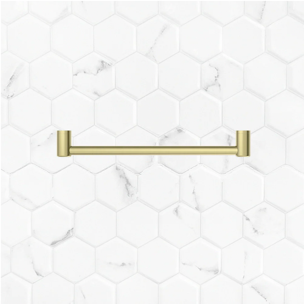 Nero Mecca Care 32mm Grab Rail 600mm Brushed Gold - Image 2