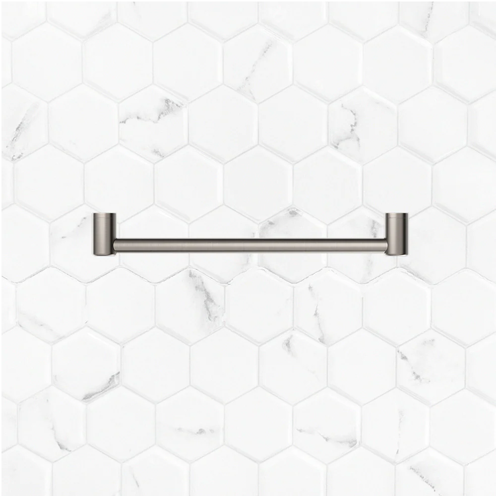 Nero Mecca Care 32mm Grab Rail 600mm Brushed Nickel - Image 2