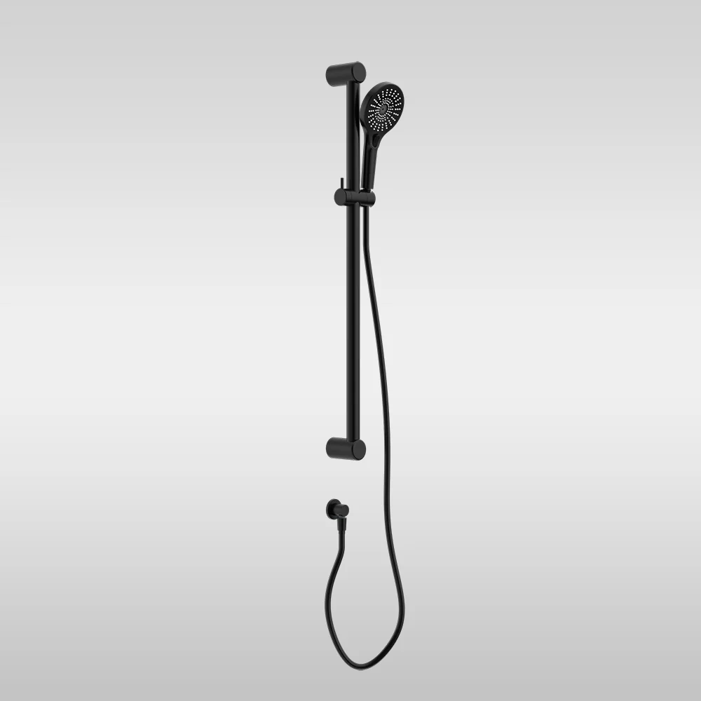 Nero Mecca Care 32mm Grab Rail and Adjustable Shower Rail Set 900mm Matte Black - Image 2