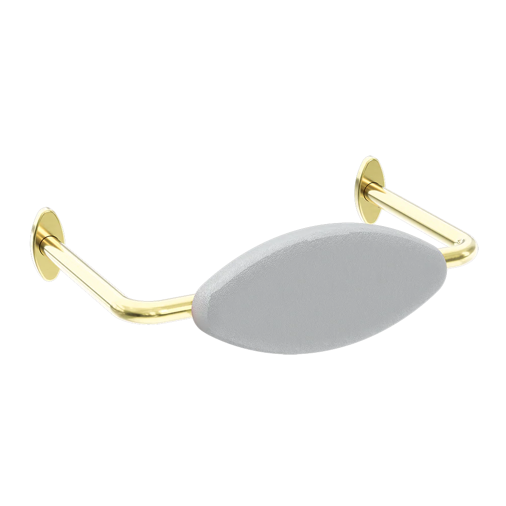Nero Mecca Care DDA Toilet Backrest Brushed Gold