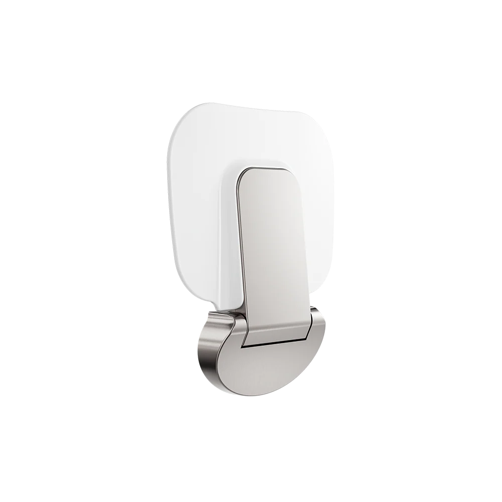 Nero Mecca Care Shower Seat 400x330mm Brushed Nickel - Image 3