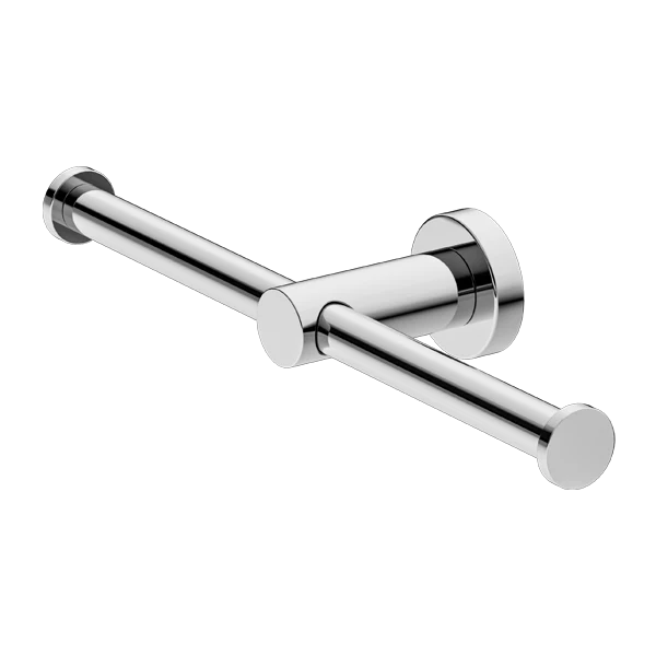 Nero Mecca Double Toilet Roll Holder Chrome - Image 3
