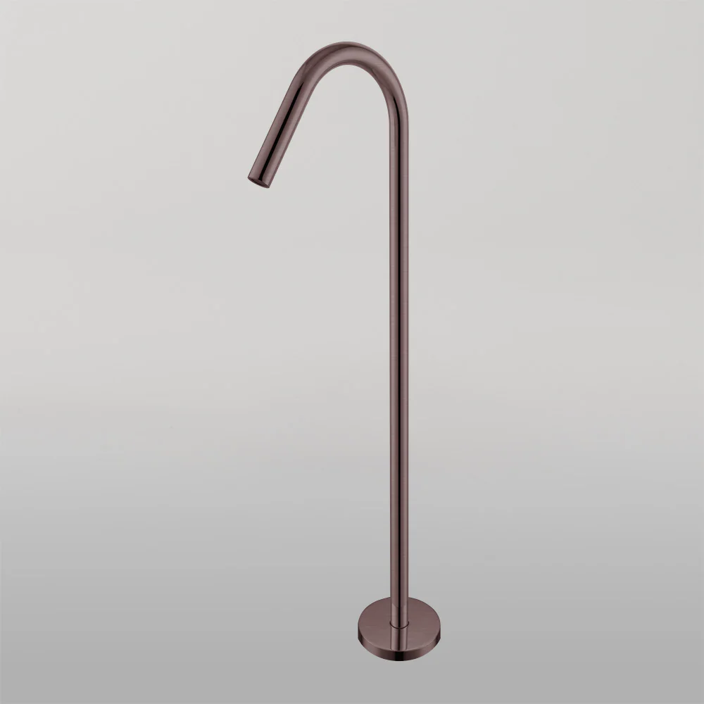 Nero Mecca Freestanding Bath Spout Only Brushed Bronze - Image 2