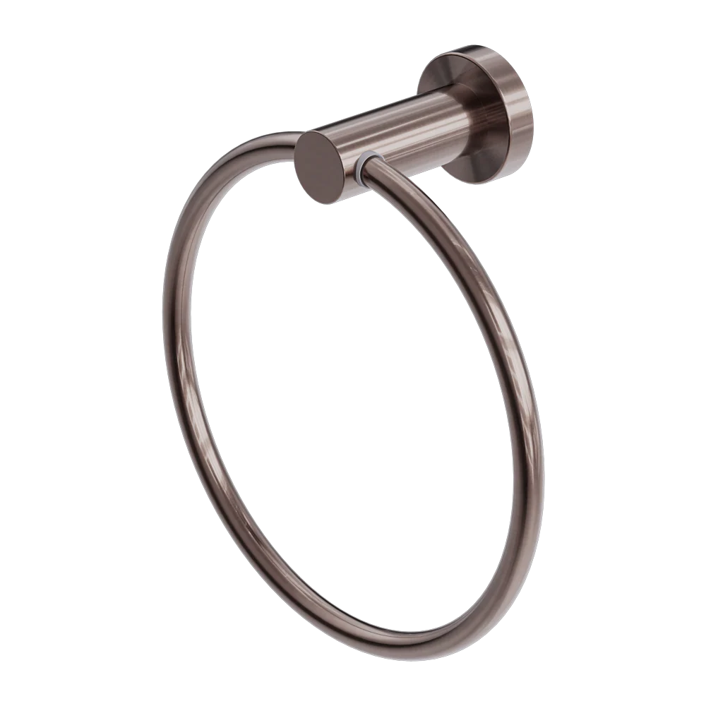 Nero Mecca Hand Towel Ring Brushed Bronze