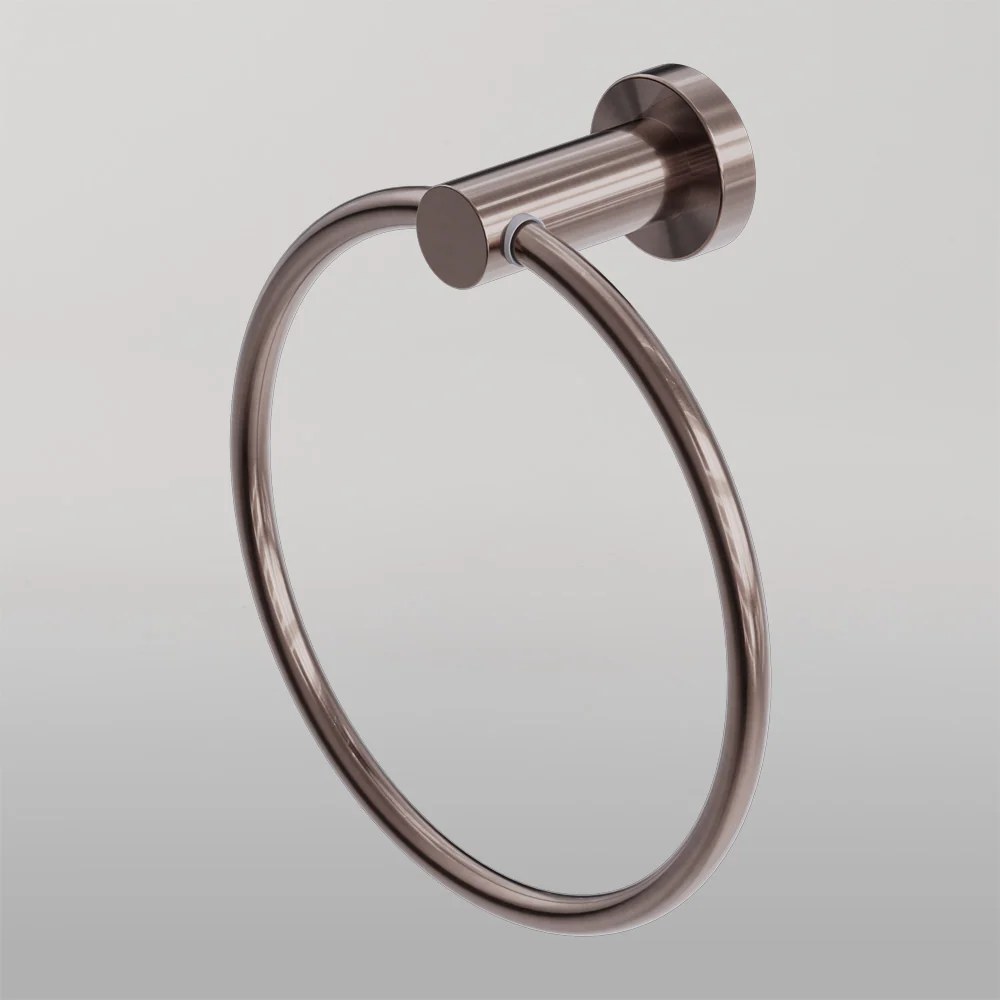 Nero Mecca Hand Towel Ring Brushed Bronze - Image 2