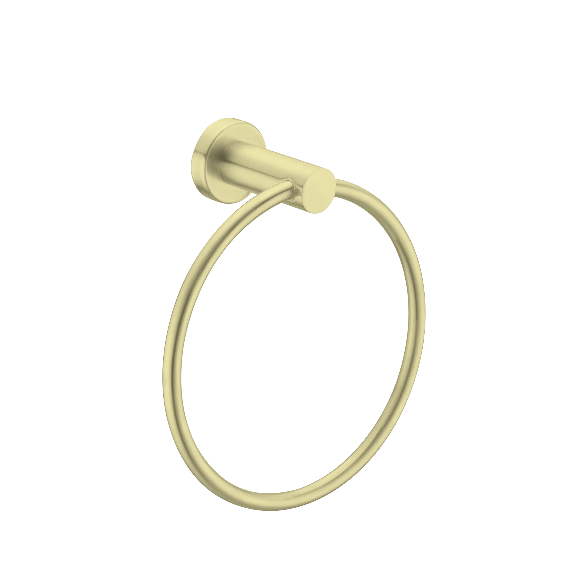 Nero Mecca Hand Towel Ring Brushed Gold
