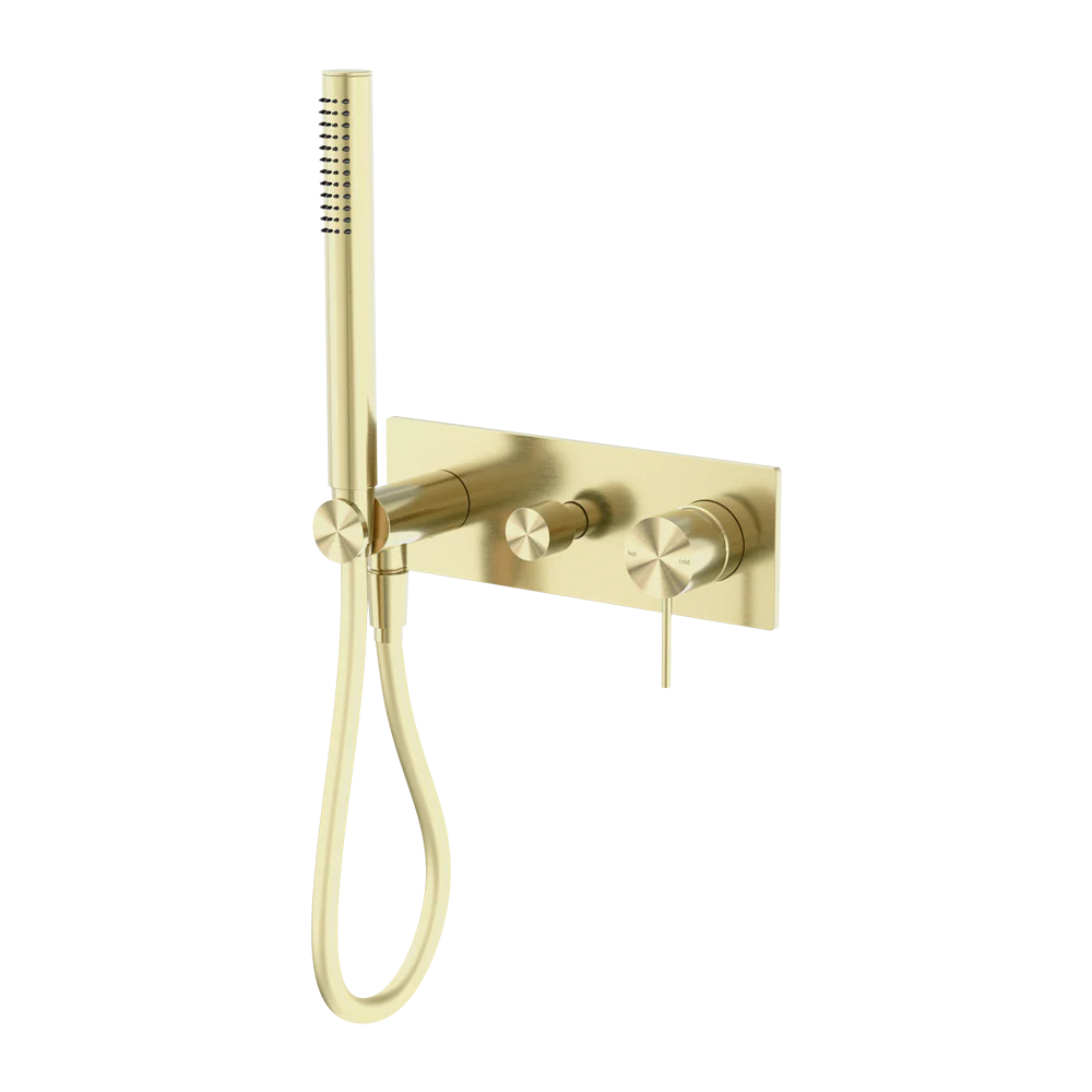Nero Mecca Shower Mixer Divertor System Brushed Gold