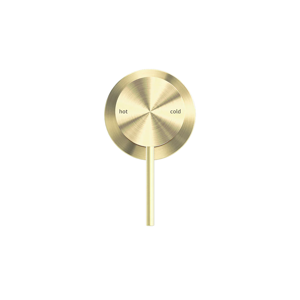 Nero Mecca Shower Mixer with 60mm Plate Brushed Gold - Image 4