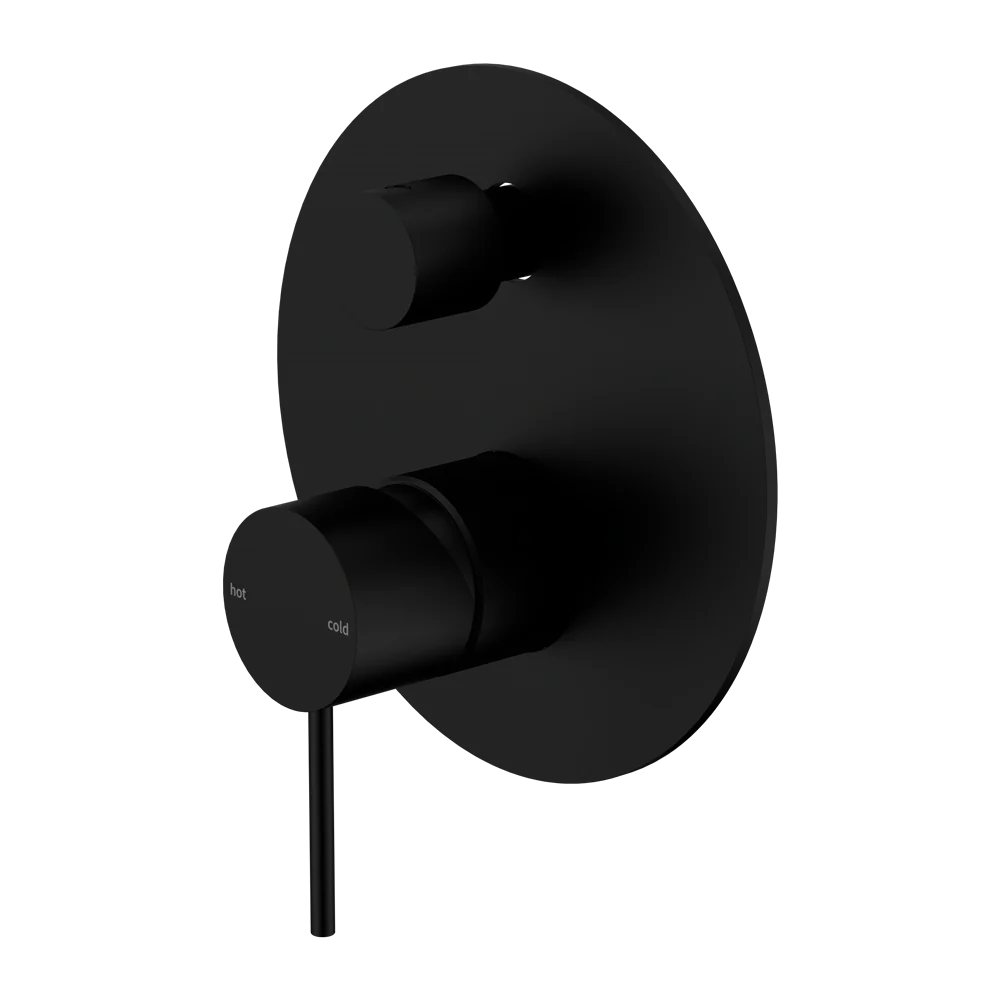 Nero Mecca Shower Mixer With Divertor Matte Black