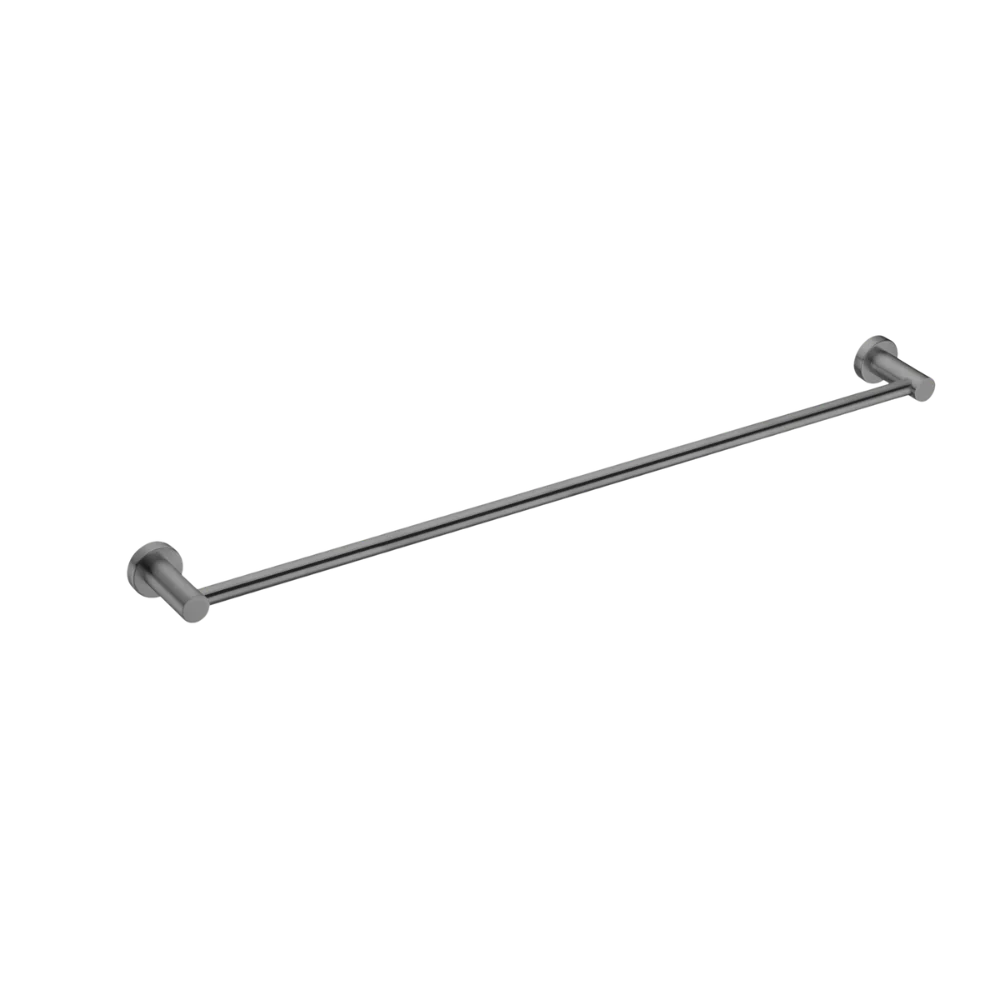 Nero Mecca Single Towel Rail 800mm Brushed Gunmetal - Image 3