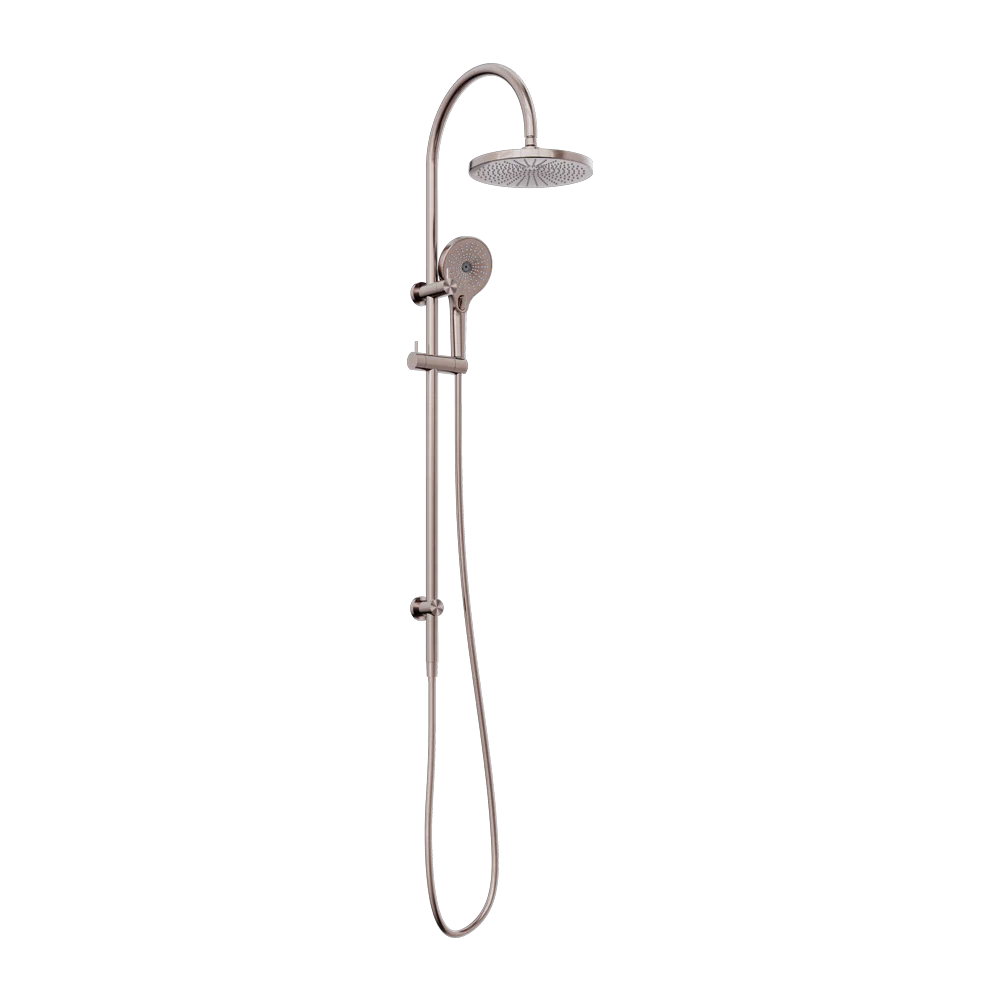 Nero Mecca Twin Shower Brushed Bronze