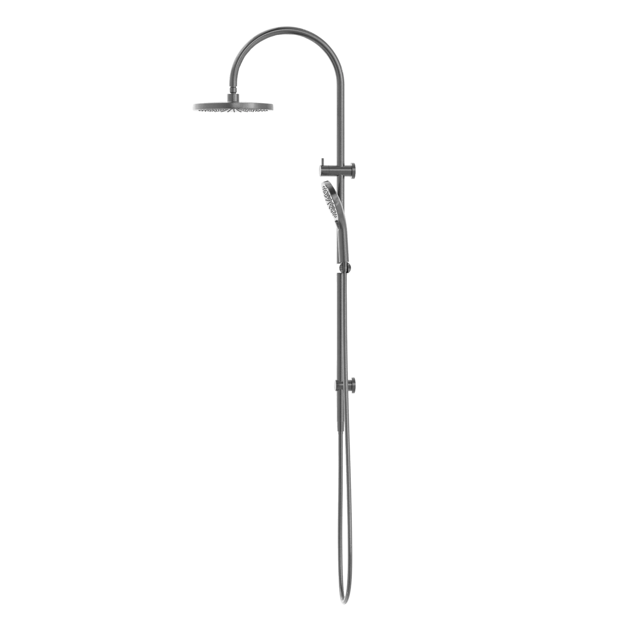 Nero Mecca Twin Shower with Opal Shower Gunmetal - Image 3