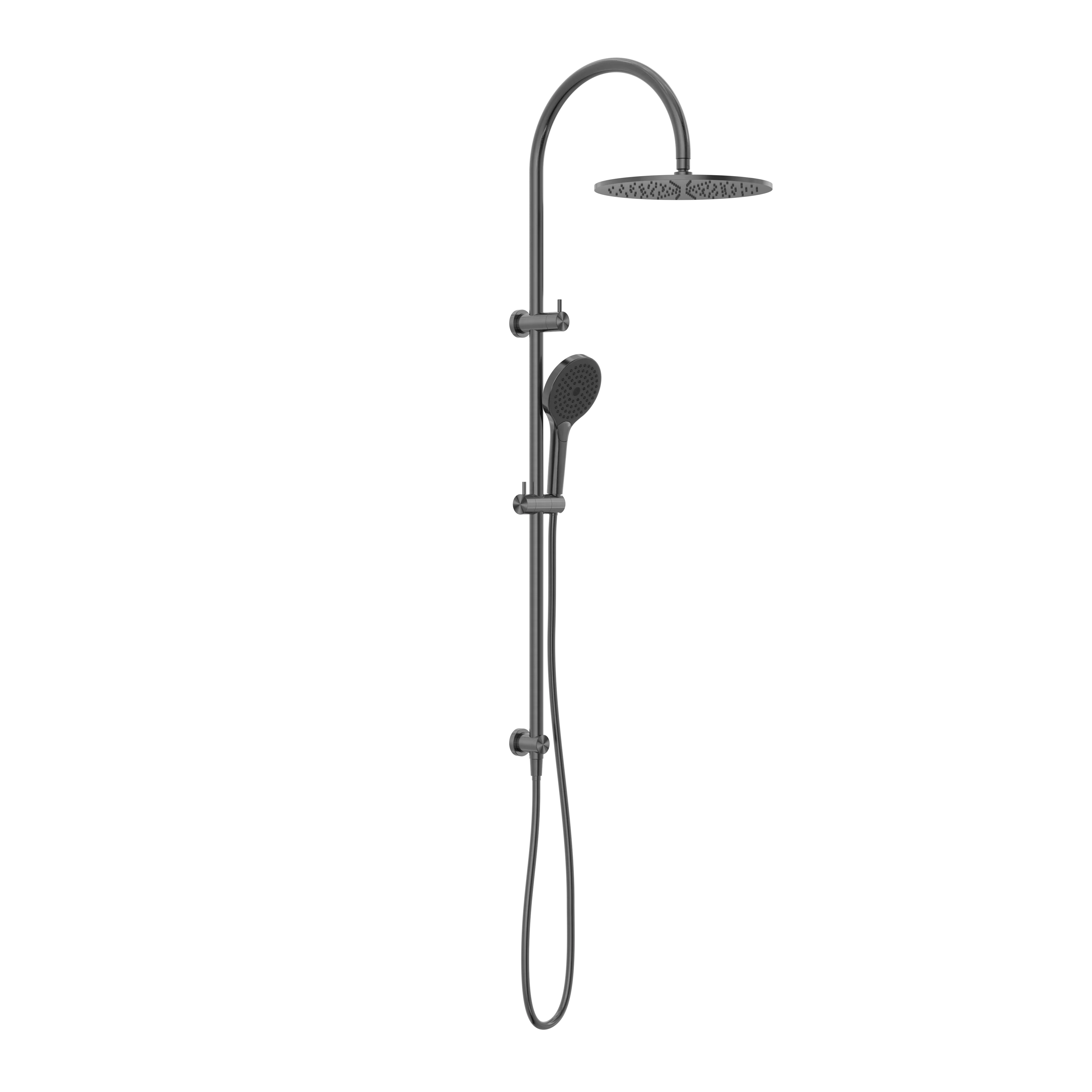 Nero Mecca Twin Shower With Air Shower II Gun Metal - Image 3