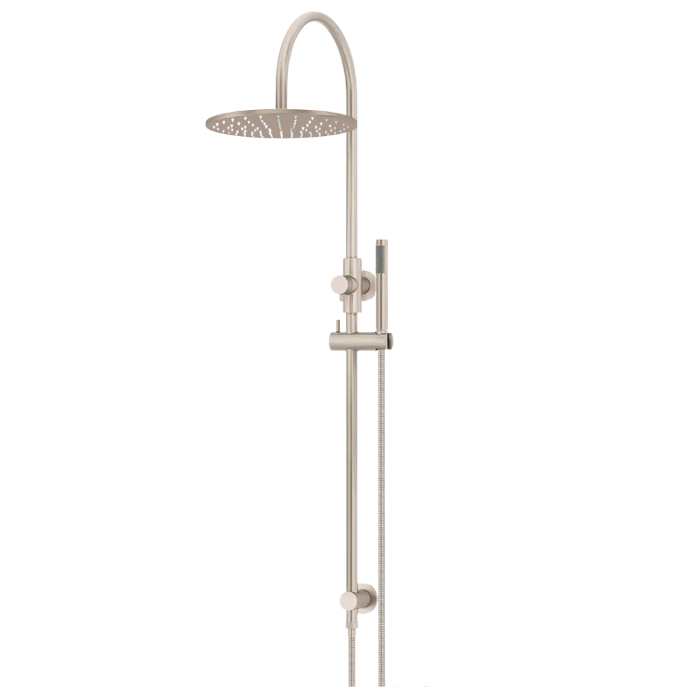 Meir 300mm Round Overhead Shower Set Single Function Hand Shower Champagne - Image 3