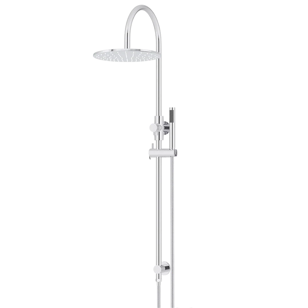 Meir 300mm Round Overhead Shower Set Single Function Hand Shower Polished Chrome - Image 3