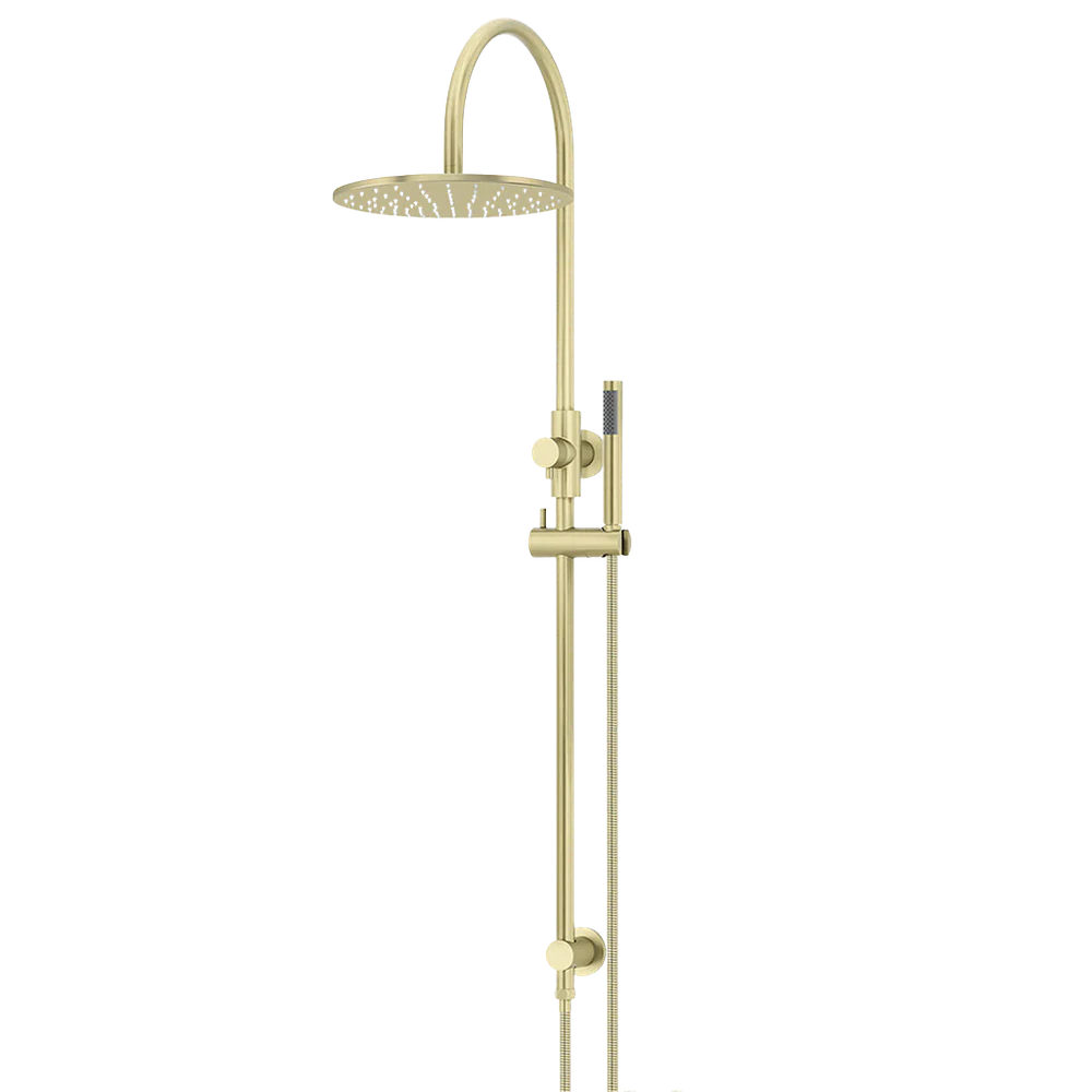 Meir 300mm Round Overhead Shower Set Single Function Hand Shower Tiger Bronze