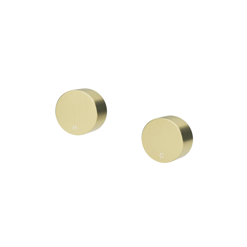 Meir Circular Wall Taps Tiger Bronze - Image 3