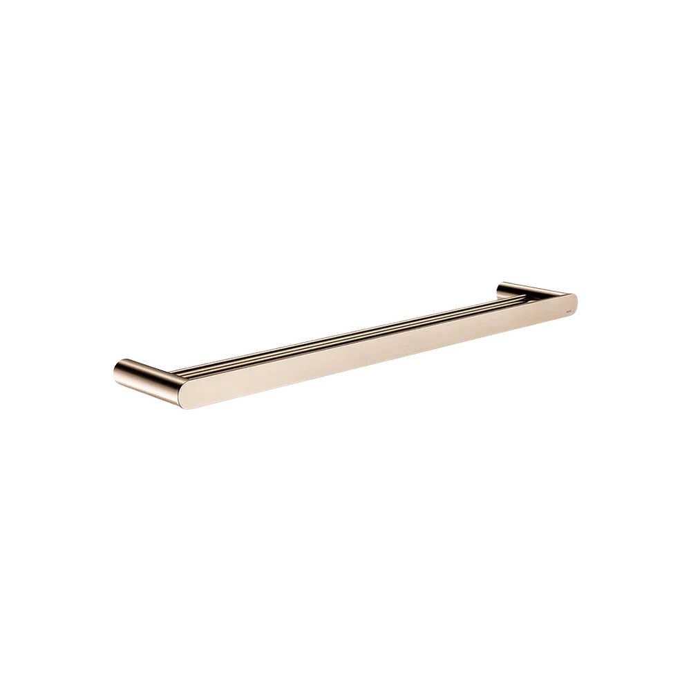 Meir Curvae Double Towel Rail 600mm Champagne - Image 3