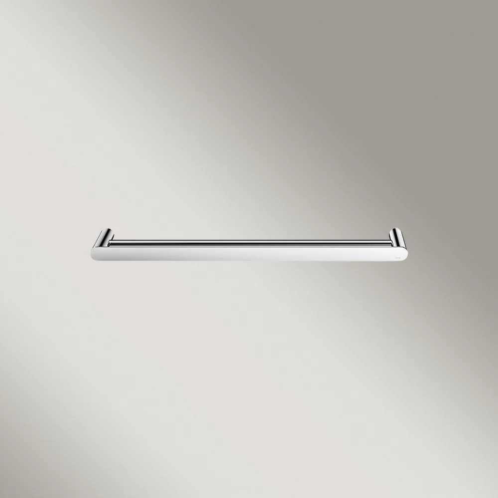 Meir Curvae Double Towel Rail 600mm Polished Chrome - Image 2