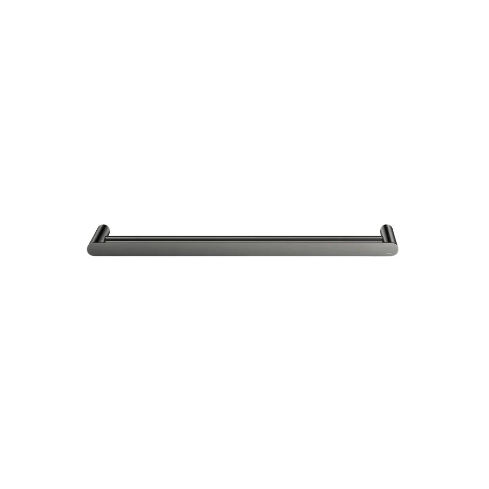Meir Curvae Double Towel Rail 600mm Shadow Gunmetal - Image 3